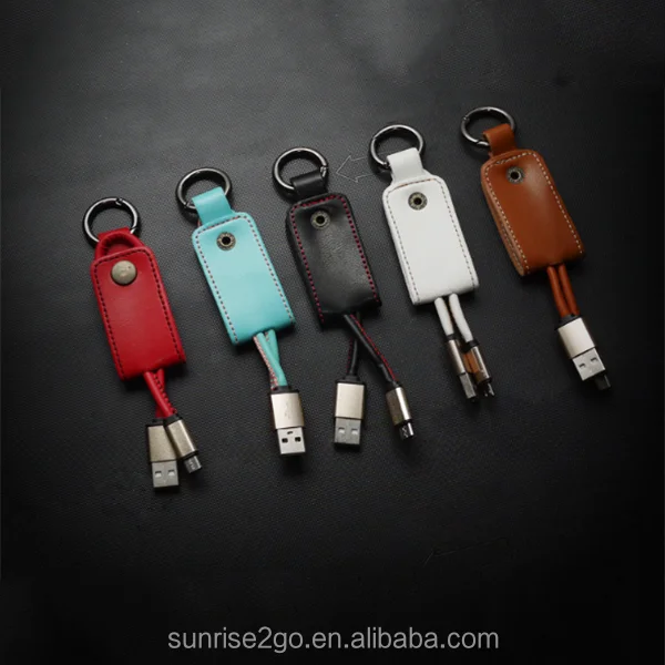 Awm 2725 Usb Data Cable Leather Micro Usb Cable Charging Cable Key Chain