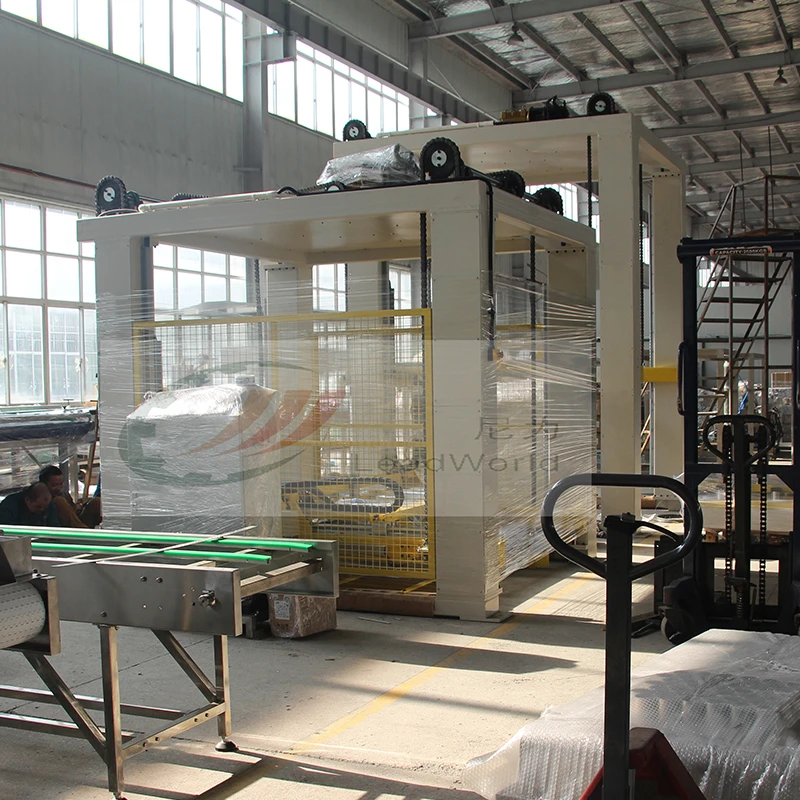 Полная Автоматическая Заполнены Стеклянные Бутылки Паллет Укладки Робот