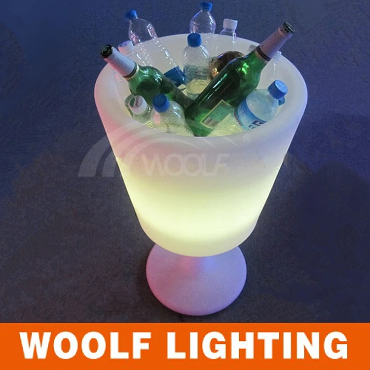 Ведро для льда шампанского со светодиодной подсветкой