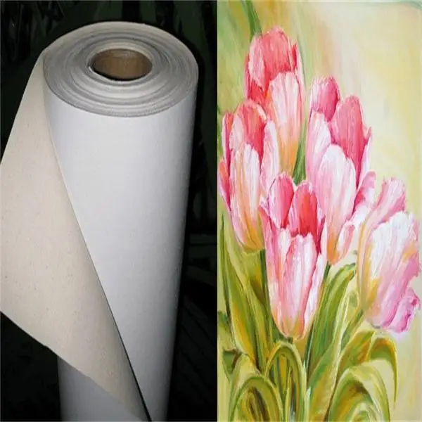 
polyester canvas fabric for digital printing, waterproof self adhesive canvas, 100% polyester inkjet canvas 