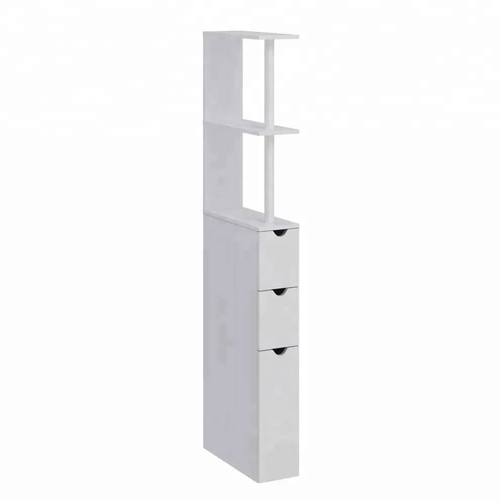 
wooden PB drawer and door bathroom space saver 