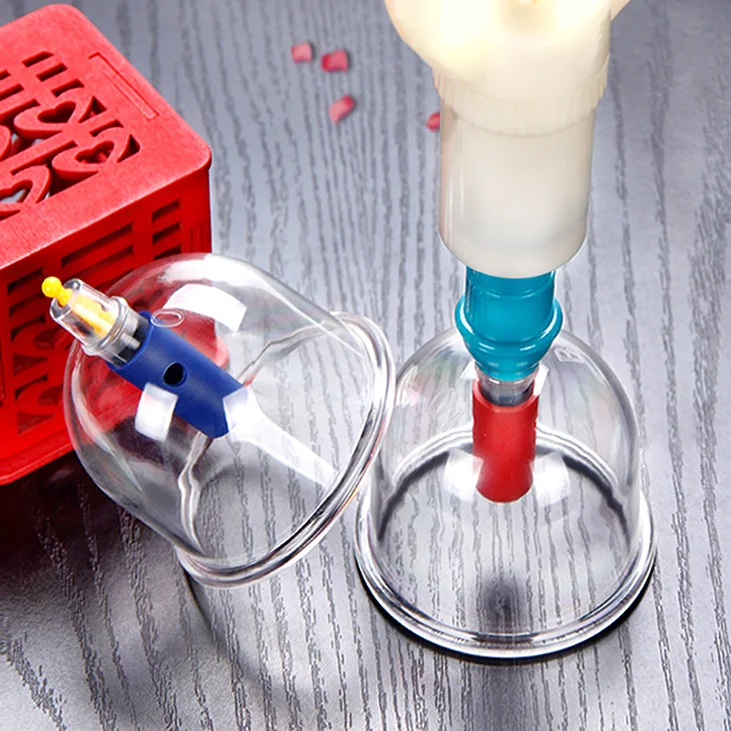 Безопасный китайский набор банок Hijama, Вакуумная чашка