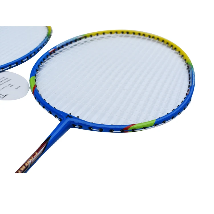 Стальная ракетка для бадминтона для отдыха, туристический набор с сумкой для переноски