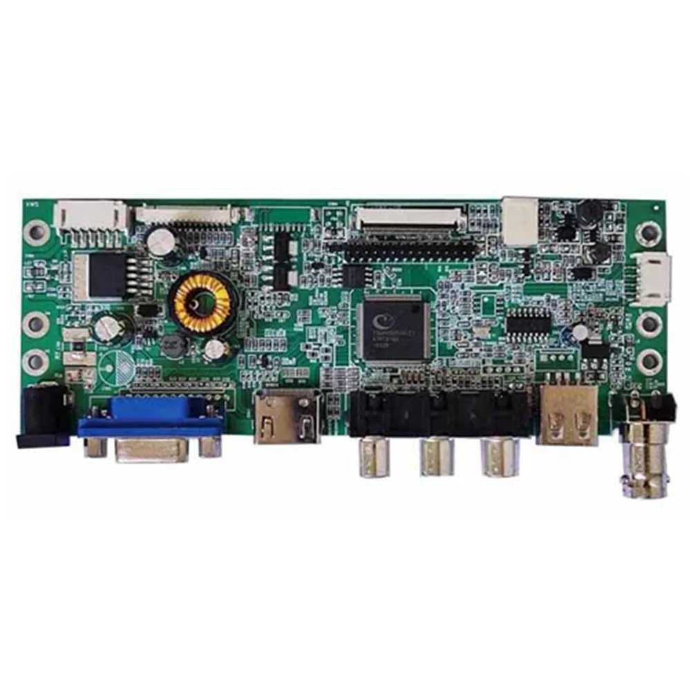 Model controller board V56-2AV-T CVBS  VGA USB HD BNC  LVDS lcd  board for small size Screen with VGL VGH VCOM Vgamar and backlight converter
