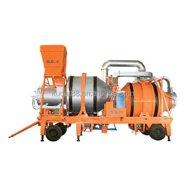 SLB10 10tph mobile mini asphalt plant