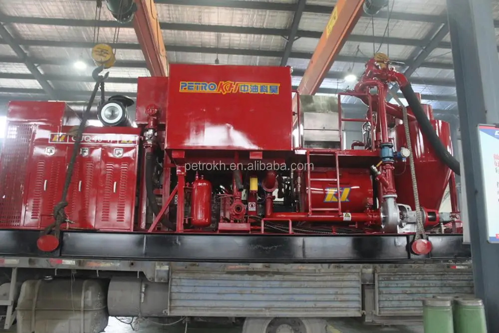 
40-17 cementing skid mounted 