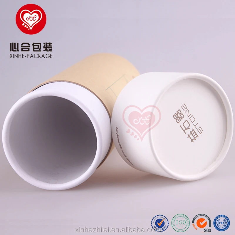 
8.5cm Diameter X 20cm Height round Kraft paper tube packing/Cylindrical paper single wine glass gift packaging box 