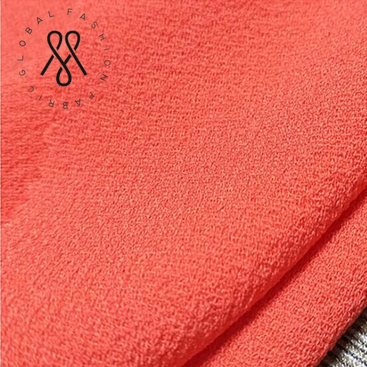 Мягкая Плотная ткань оптовая 100 полиэстер мох креп