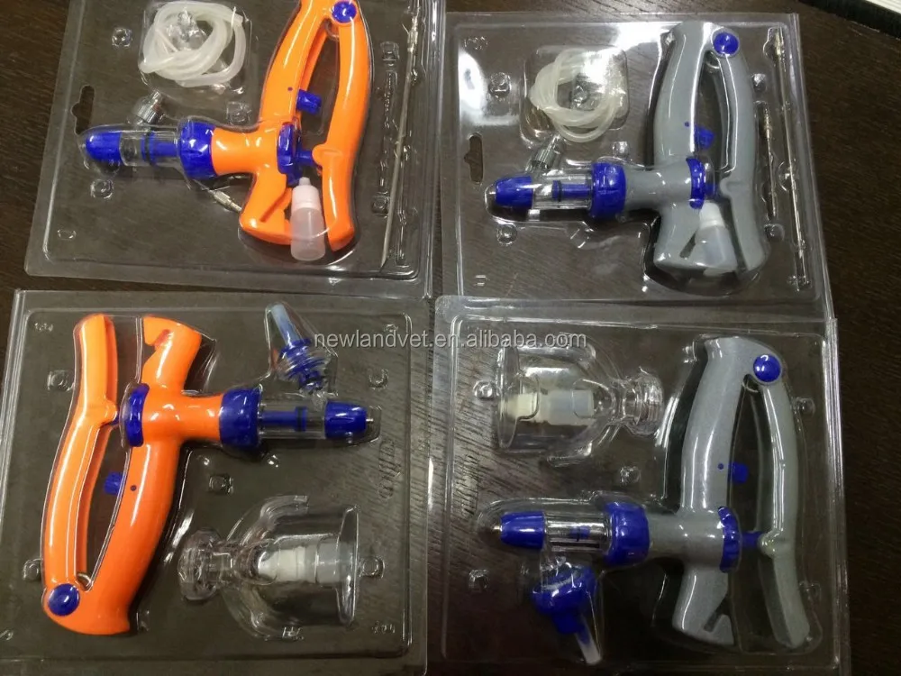 NL115 veterinary vaccine plastic automatic syringe with tube filling