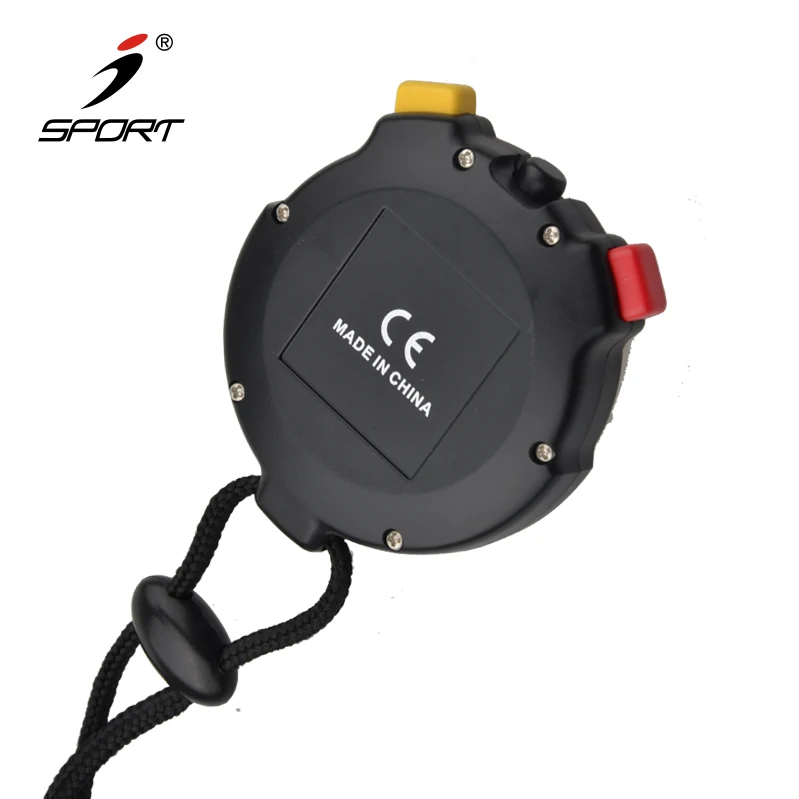 Professional 10 Lap/Split Memory Handheld LCD Gym Chronograph Timer for Racing