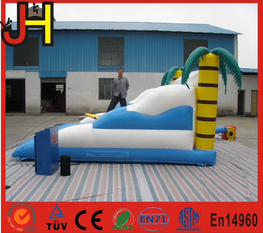 Inflatable mechanical surf simulator inflatable surfboard paddle surf board