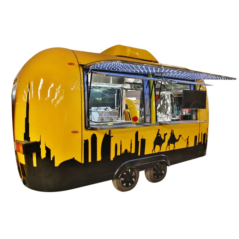 mobile coffee cart food trailer food truck
