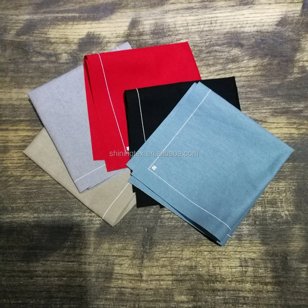 Cloth Napkin colorful disposable cotton napkin for the restaurant promotion