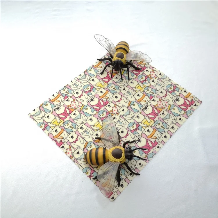 Экологически чистые продукты, Органическая многоразовая свежая пчелиная воск, пищевая пленка