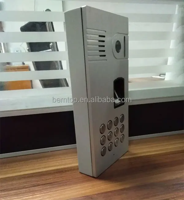 
720P HD Live Streaming Fingerprint & Code Access Smart IP WIFI Video Door Phone with IR Night Vision and Motion Detection Alarm 