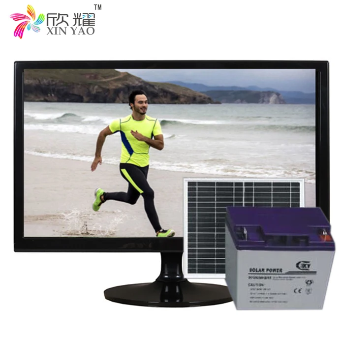 Меньше расход энергии unbrand tv 22 24 32 дюймов ЖК-телевизор солнечной системы HD TV