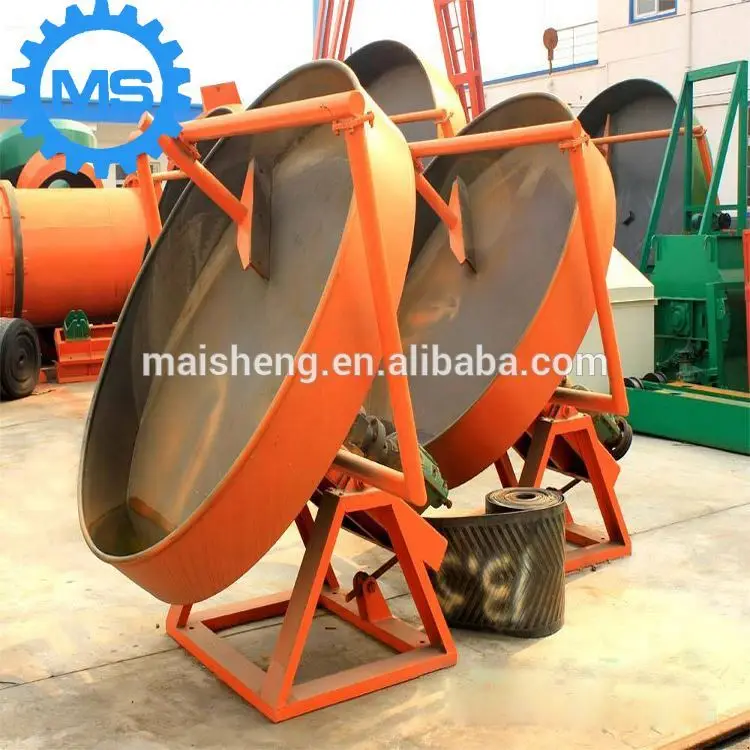 High Quality Disc Pelletizer Machine To Make Organic Fertilizer
