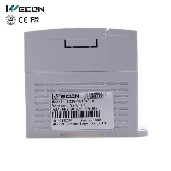 32 I/O small programmable logic controller Wecon brand,touch screen controller pv automatic analog temperature control