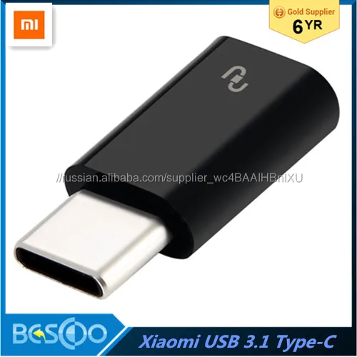 Оригинал xiaomi type-С Usb-адаптер Для Micro USB Женский USB 3.1 Type-C Мужской Конвертер Для Кабеля Разъем Данных синхронизации