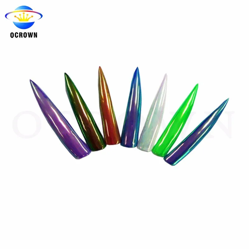 Neon Aurora Pigment Nail Polish Pigment Powder Chameleon Car Paint Pigment