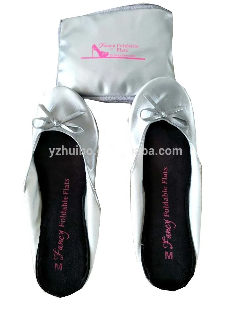 
Colorful Fancy Foldable flats with expandable Bag 