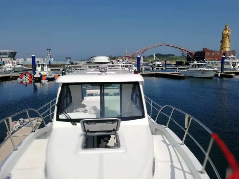 Waterwish 36 Feet Fishing Boat Fast Yacht Fiberglass Luxury Boat