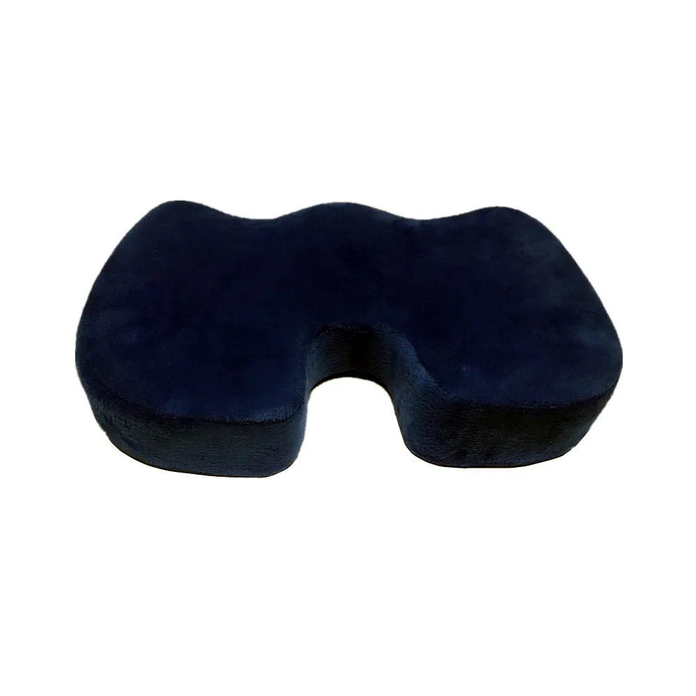 Coccyx Memory Foam Seat Cushion For Office Chairs, Wheelchair, Car Seat -Black