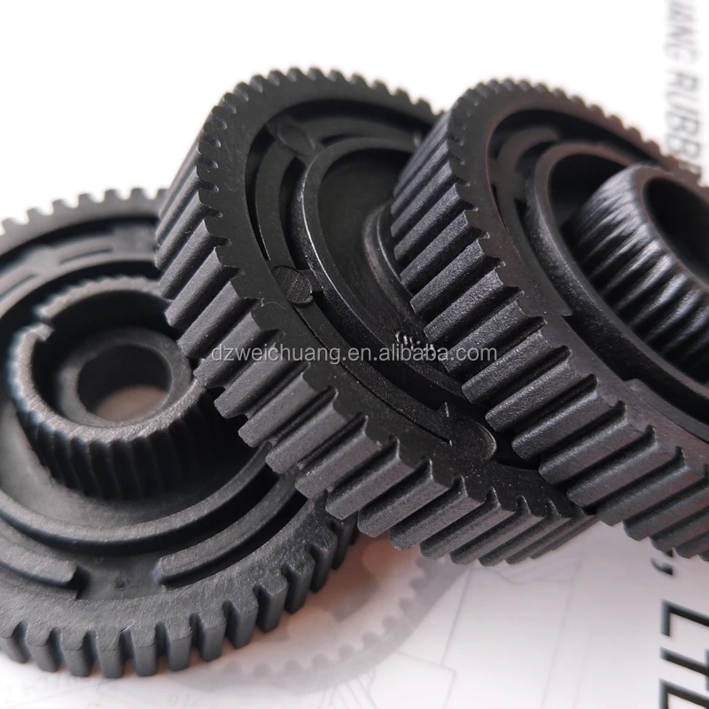 
customize plastic wheel parts bevel nylon gear machine use 