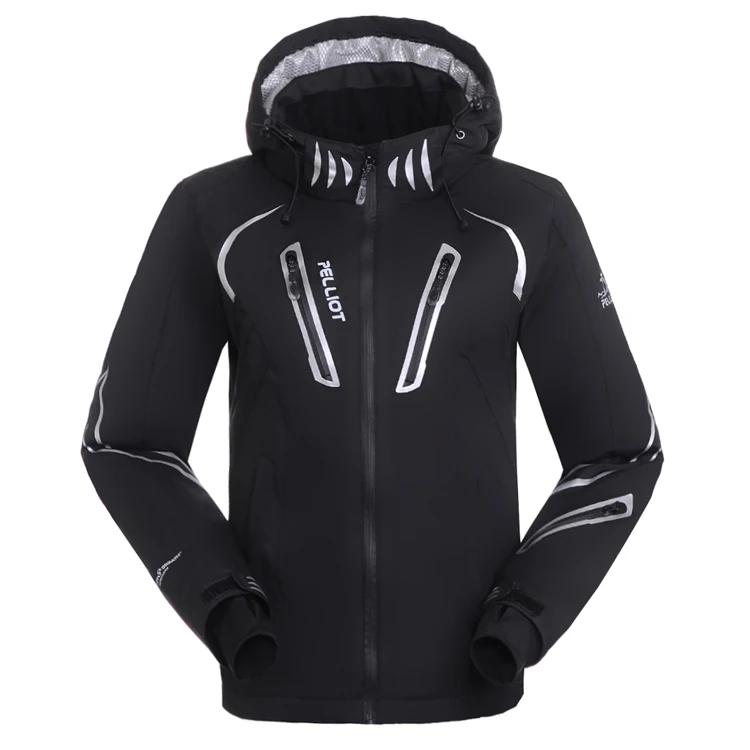 Высококачественная Мужская зимняя водонепроницаемая лыжная куртка для сноуборда