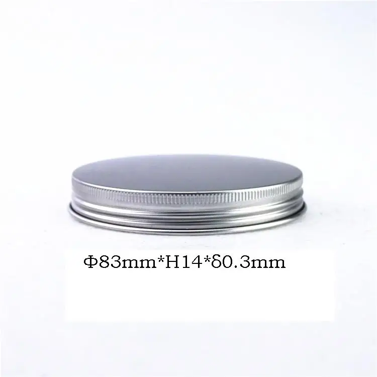 80mm 82mm 83mm Screw aluminum cap / lid with plastic bottle