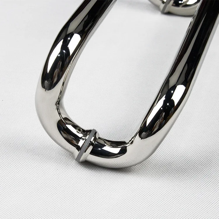 Modern design S shape stainless steel sliding glass door handle