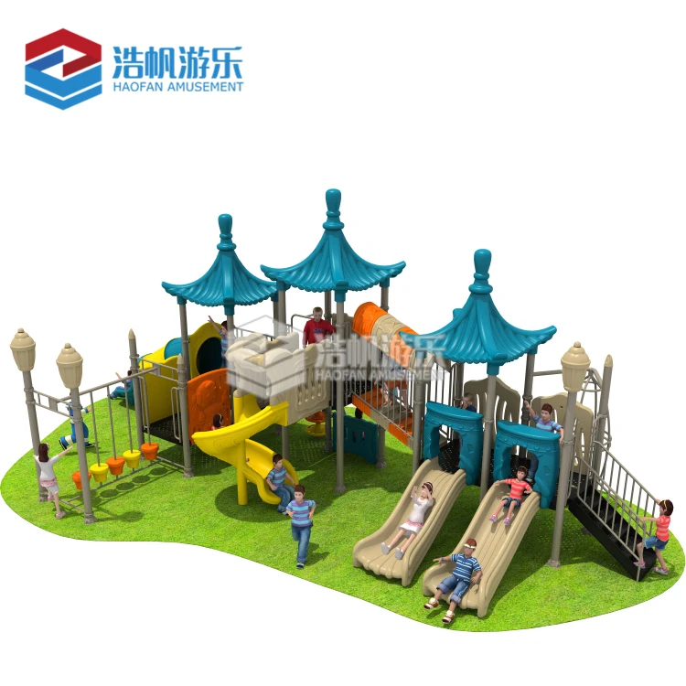 High Quality Outdoor Play Gym Commercial Kids Slide Outdoor Playground For Children