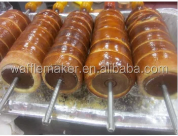 
CE chimney cake ice cream cone oven kitchen equitment factory machine kurtos kalacs machine in factory 