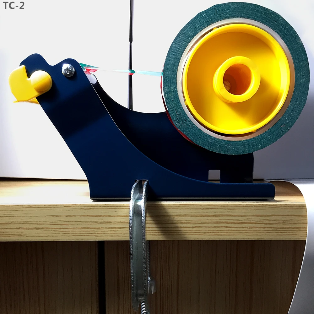 Mini manual multi roll packing tape dispenser metal tape cutter TC-2