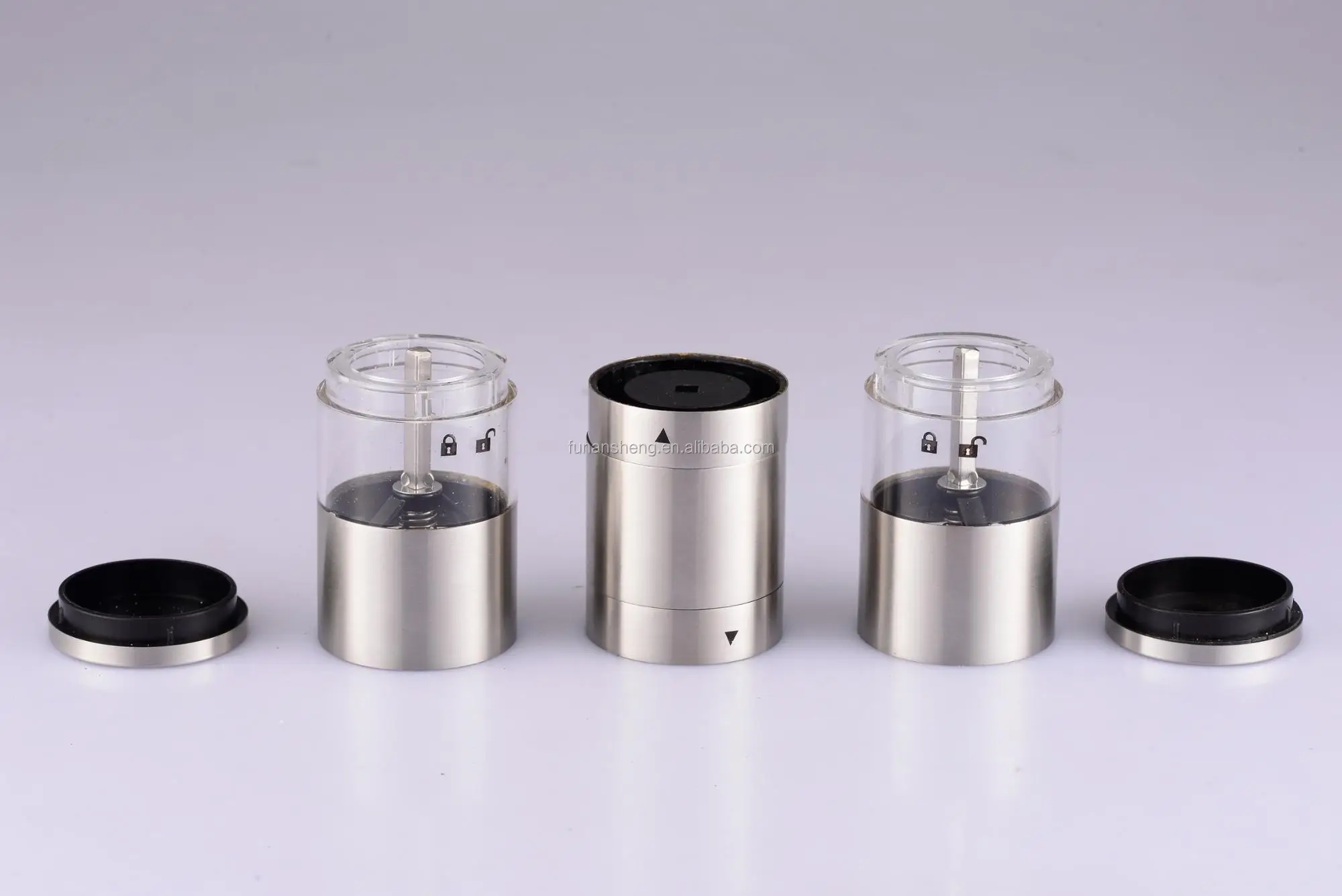 Новая горячая распродажа 2 в 1 ручная мельница для соли и перца