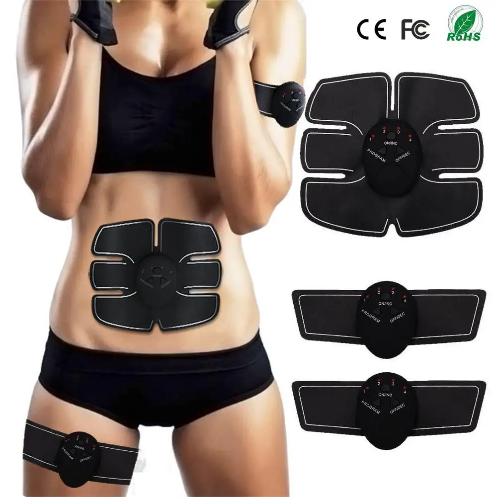 
Popular New high quality ems fitness abs muscle stimulator fitness machine for Men Women with 6 Modes and 10 Ievels 