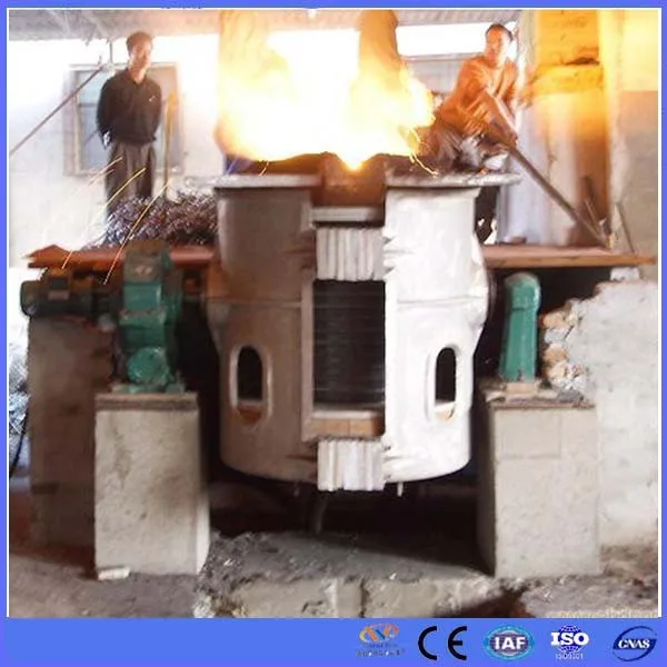 Luoyang Wanle Electrical Equipment Plant intermediate frequency induction melting furnace