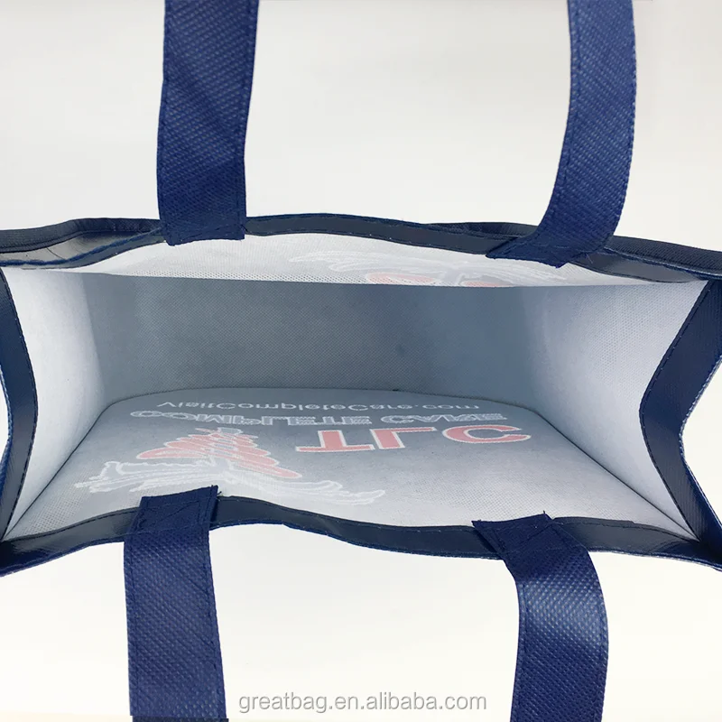 laminated lululemon style non woven shopping bag