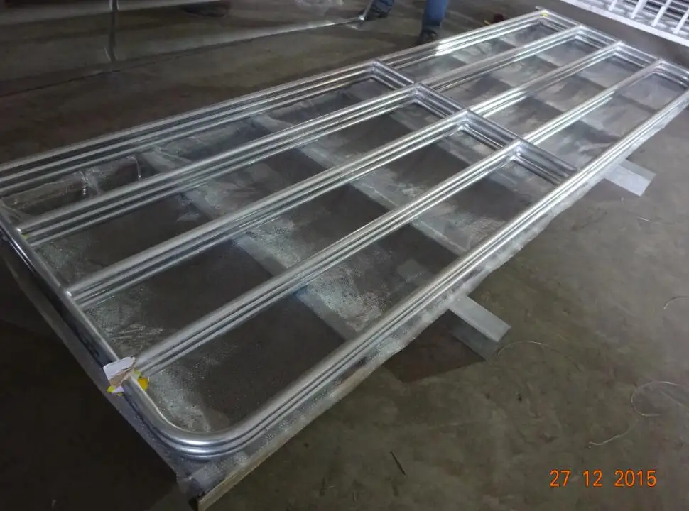 Australia Standard 1.8x2.1m 6 Rails Light Duty Galvanized Pipe Cattle Corral Fence Panels