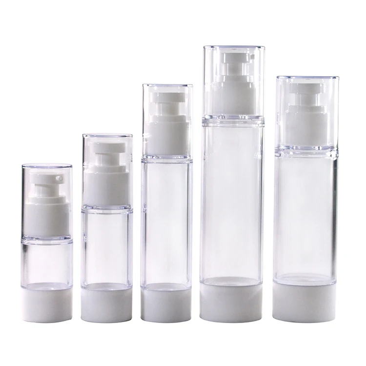 
New product 15ml 30ml 50ml 100ml airless cosmetic dispenser pump bottle wholesales 