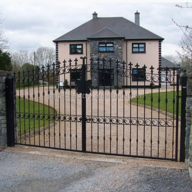 
Automatic wrought Iron Gate Designs / Driveway Gates design for Home Garden. 