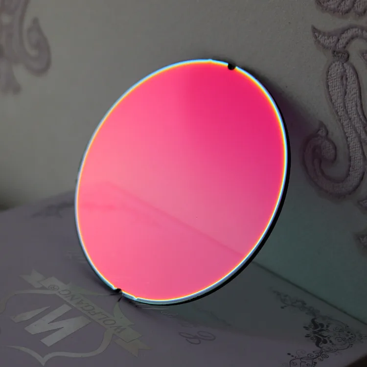EXIA A9 Pink Mirror Lens Eyewear Vintage Sunglasses Lenses UV400 Base Curve 0