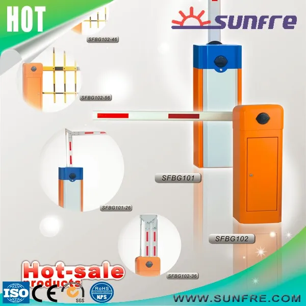 Arm boom for car park barrier/automatic gate barrier boom with max 3 to 6 meters