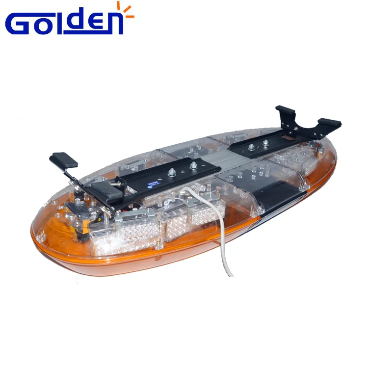 Emergency special vehicles vista oval warning flash light bar led lightbar for police with siren