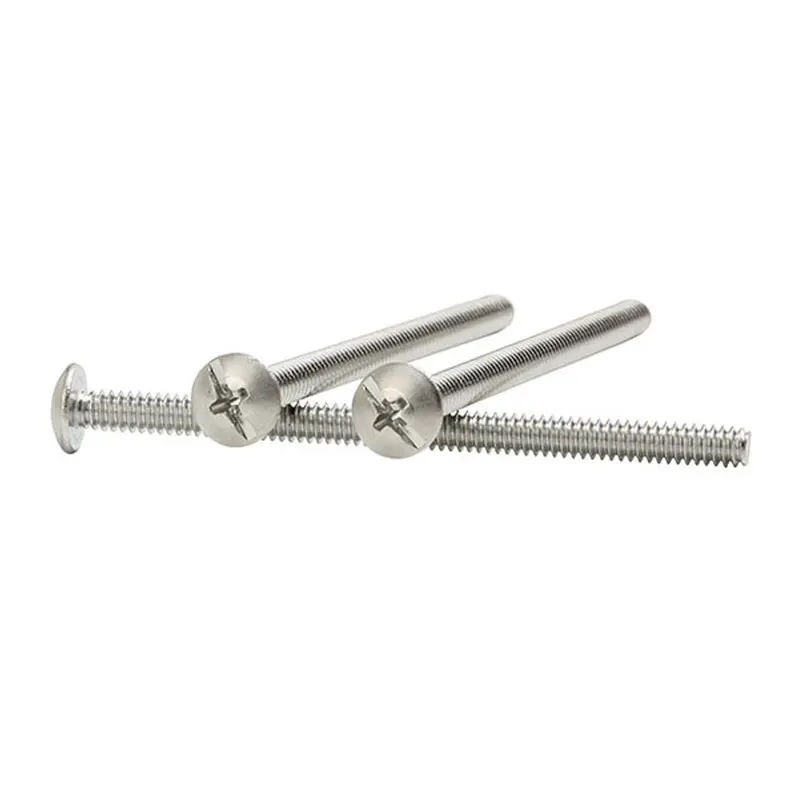 Custom M3 M4 M5 M6 M8 Stainless Steel Limitless Truss Head Phillips Slotted Screws Extra Long Bolt for Motor Pump