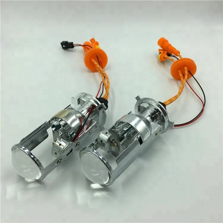 Motorcycle Bi xenon Hid Kit H4 Flex Mini Projector Lens fast start 5500k