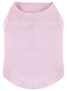 Оптовая продажа, простая летняя одежда для домашних животных, кошек, собак, футболка с принтом «сделай сам», рубашка для собак без рисунка