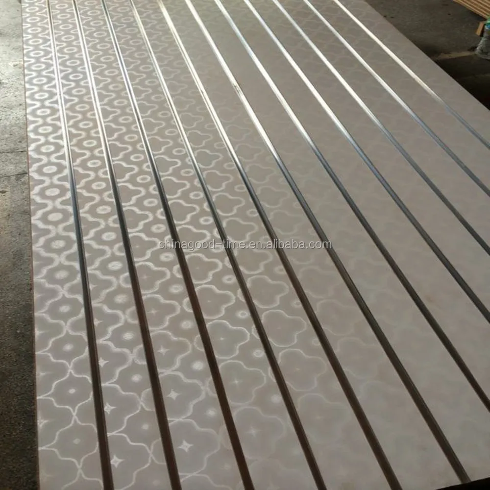 New design melamine MDF slatwall