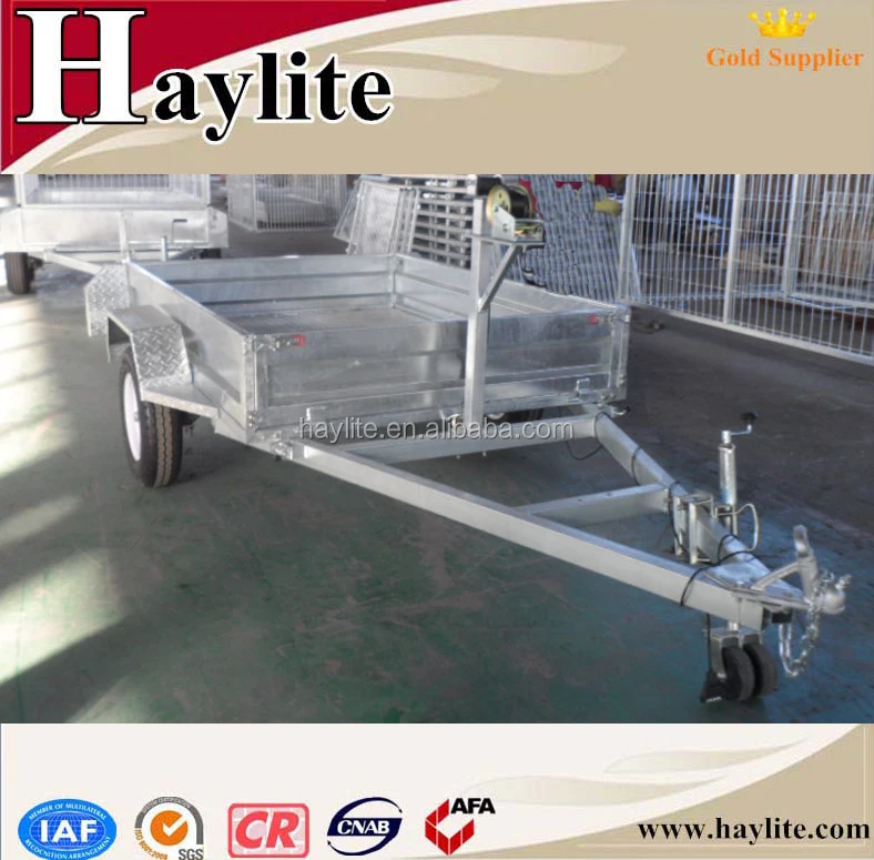 Galvanized OEM strong fram box trailer from chinese manufacturer