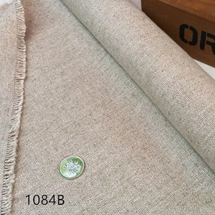 
150CMx100CM Contemporary Heavy Linen Cotton Fabric Natural Woven Upholstery DIY Eco-friendly Sofa Cover Fabric Width 145 cm Sell 